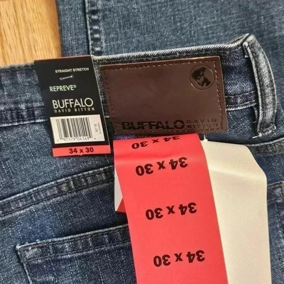 Buffalo David Bitton Straight Jeans Size 34×30 NWT - Picture 4 of 7